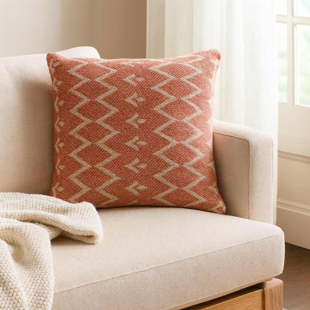 Funda de Cojín Clásico - Rosa - 40x40cm