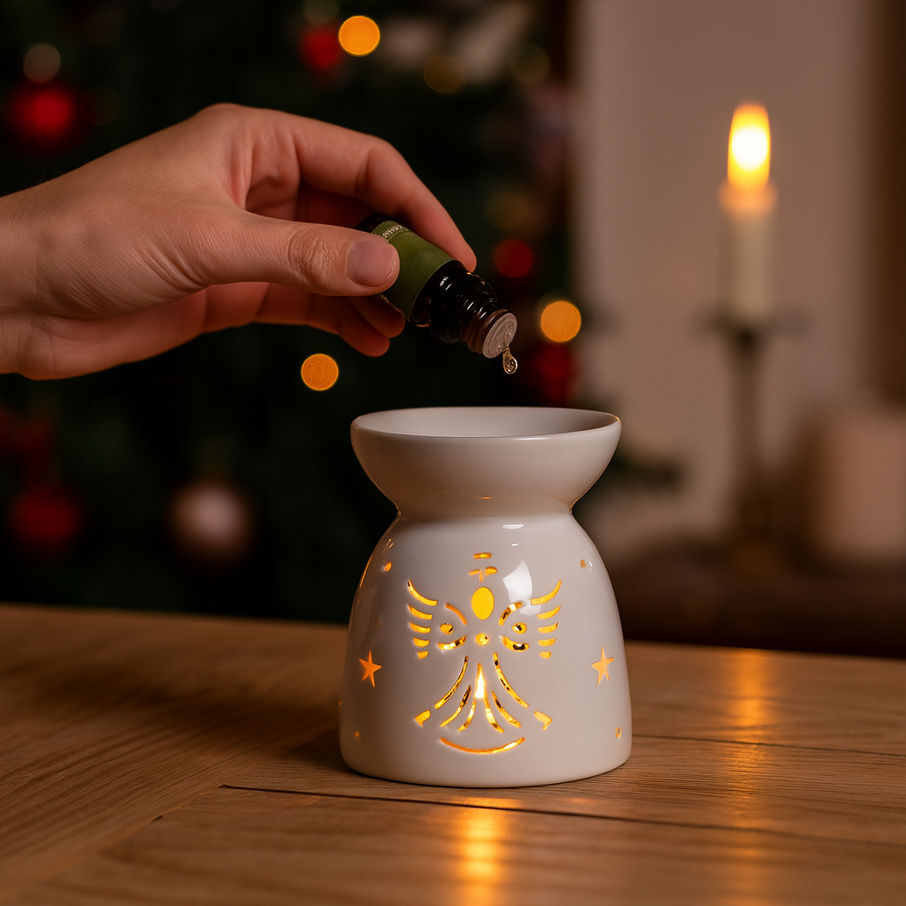 Quemador de Aceite con Recorte de Ángel