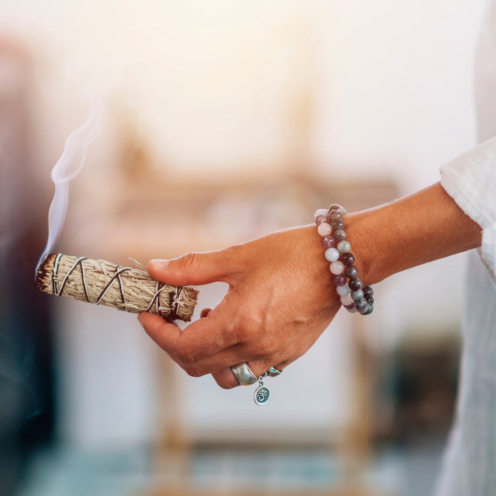 Atado de Hierba - Salvia Blanca y Romero 10cm