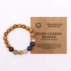 Pulsera de Cedro 7 chakras
