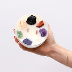 Vela de Cristal de los 7 Chakras