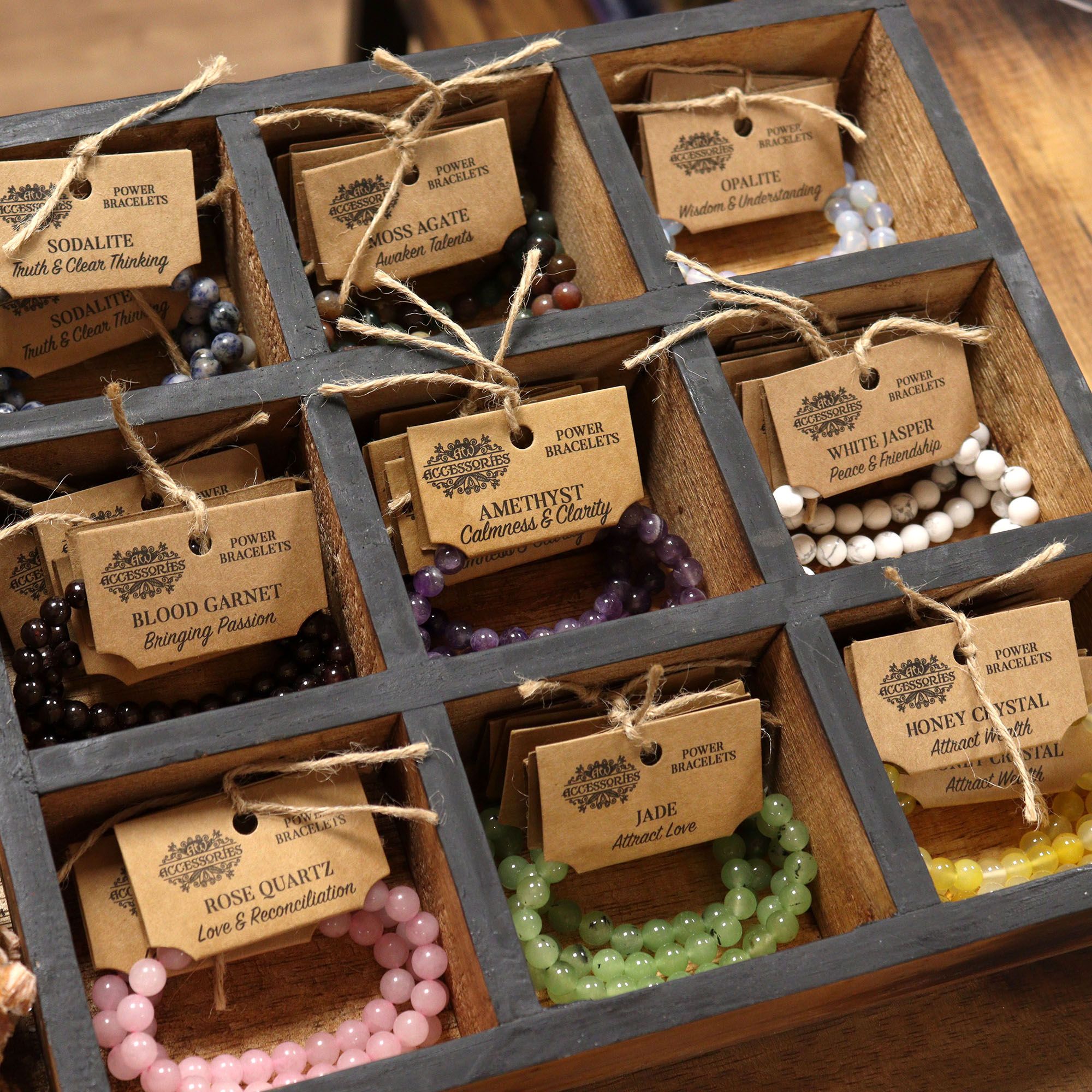 Pulsera Energía Ágata de Musgo - Prosperidad